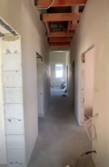 Цементная штукатурка 338м²